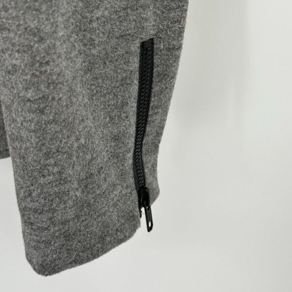 CAbi 3556 Gray Rebel moto Zip Up Ponte Knit Jacket womens size Large - Picture 8 of 10